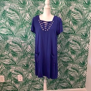 Blue dress NWT size M